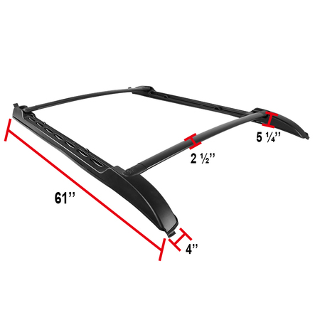 Spec-D Tuning 05-15 Toyota Tacoma Oe Style Roof Rack RRB-TAC05BKOE
